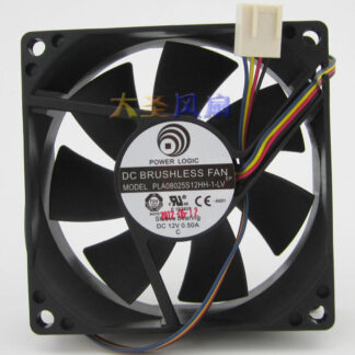 New Original PLA08025S12HH-1-LV 8025 DC 12v 0.50A 4wire PWM computer cooling fan FONSONING