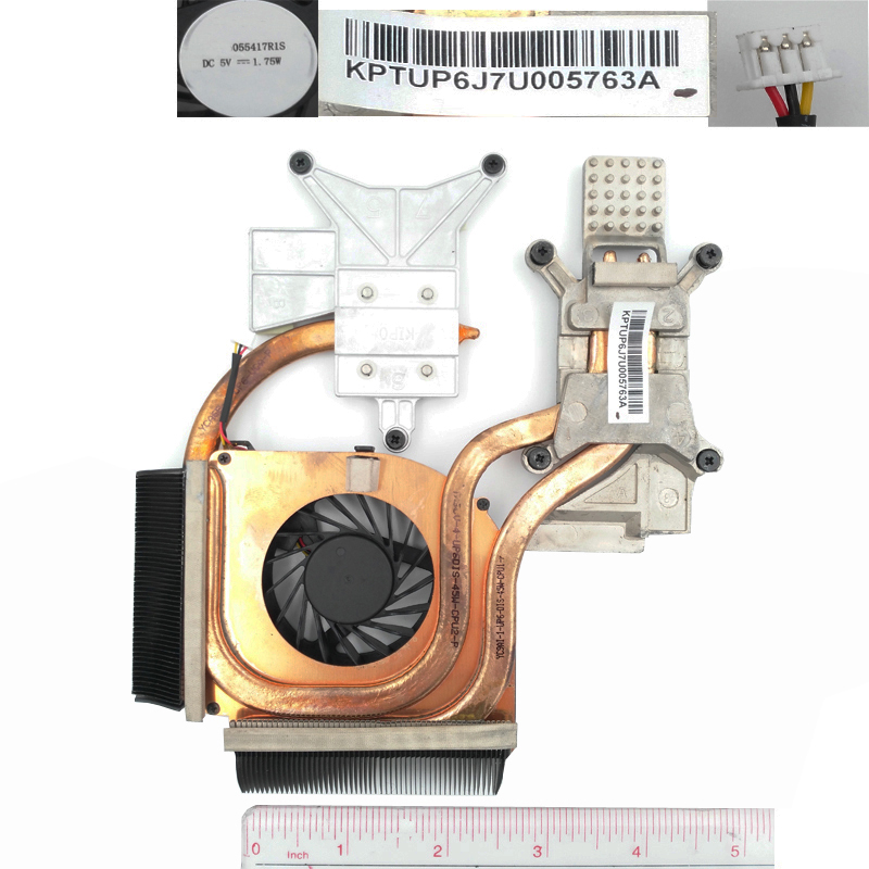 New Original Fan DV6-2000 Heatsink For HP DV6-2000 DV6-2100 PN:579158-001 Cooler/Radiator Replacement coolling