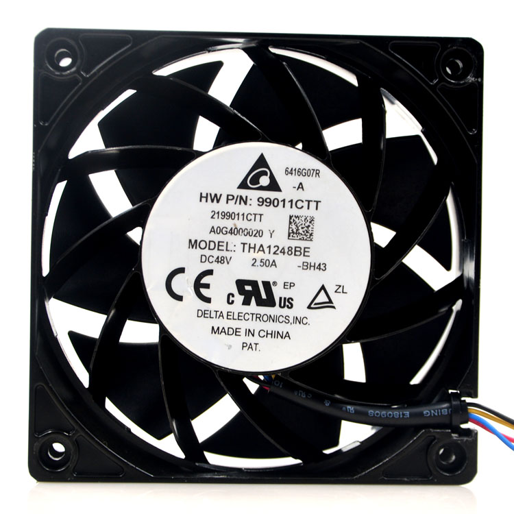 Ebm-Papst  RG125-19/12N 12VDC 7" Square Flatpack Axial Fan