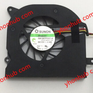 SUNON GB1207PGV1-A 13.V1.B4337.F.GN DC 12V 2.4W 3-wire Server Laptop Fan