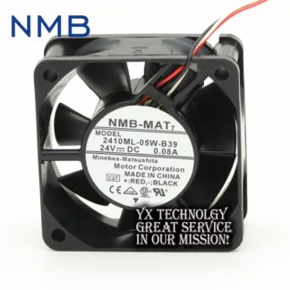 NMB Original 2410ML-05W-B39 6025 6CM 0.08A 24V inverter fan stall warning 60*60*25mm