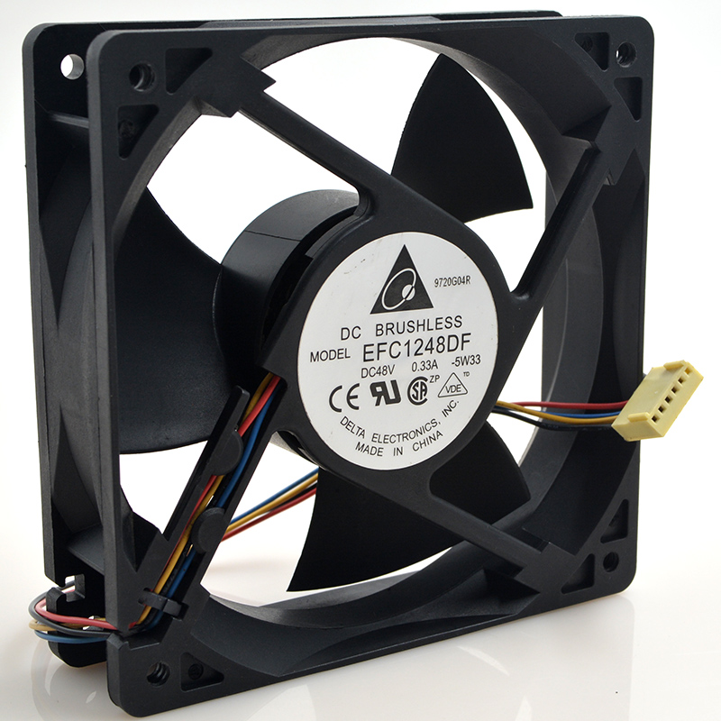 SSEA New cooling fan for Delta EFC1248DF 12032 48V 0.33A 12cm 120*120*38