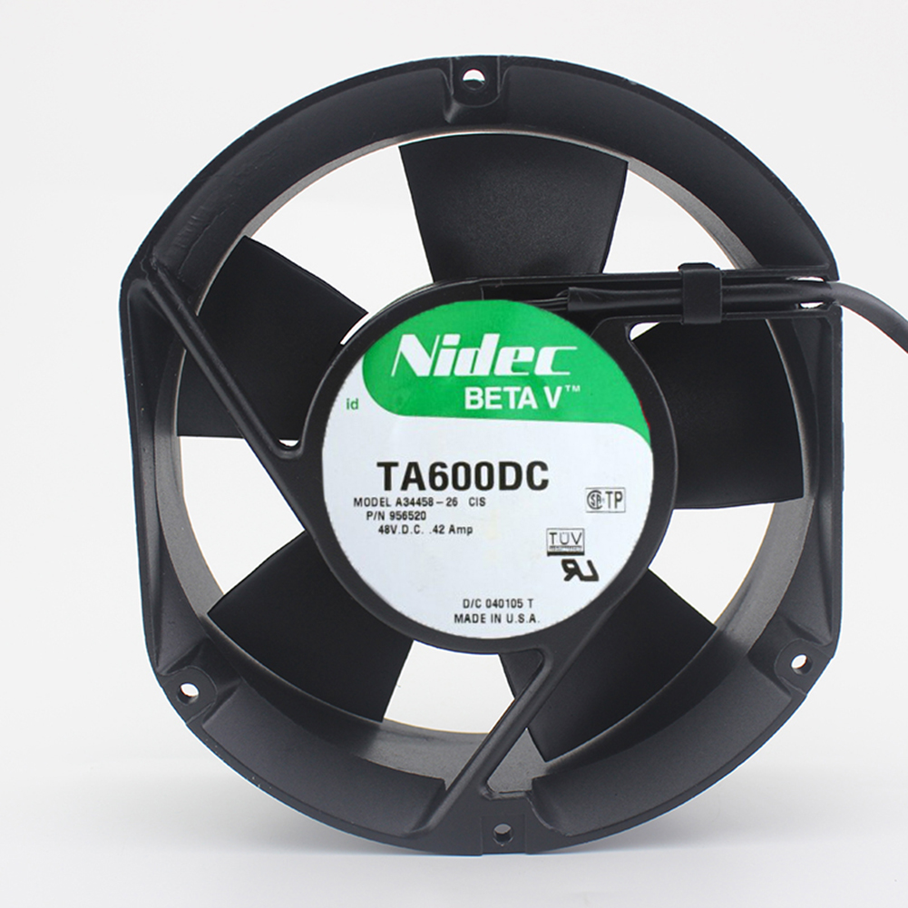 For NIDEC TA600DC A34458-26 956520 48V 0.42A Axial fan cooling fan