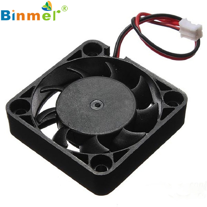 Adroit 1PC Mini 40mm 12V 2 Pin Computer Cooler Small Cooling Fan F Heat Sink CS61107 drop shipping