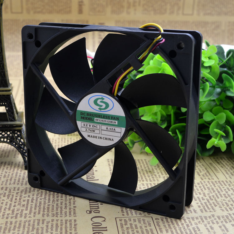 Free Delivery.Up to 6 cm 6025 12 v 0.30 A AFB0612VH - f00 three wire chassis power supply fan