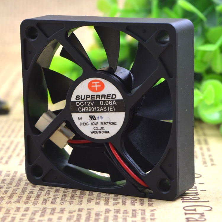 Free Delivery.6015 6 cm power 12 v 0.06 ultra-quiet fan CHB6012AS cooling fans