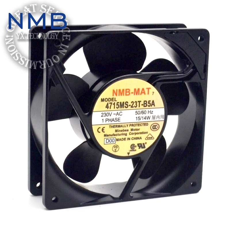 NMB Brand new original converter fan fan 4715MS-20T-B50 Cabinet 200V UPS power supply fan 119*119*38mm