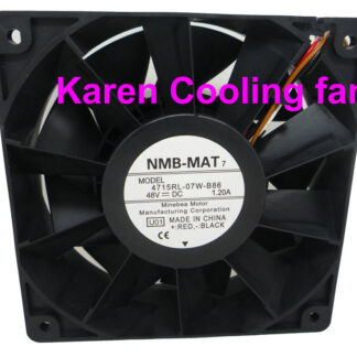 Original Delta FFB0648SHE 6038 6cm 48V 0.24A 60*60*38mm 3-line Double Ball Bearing Cooling Fan