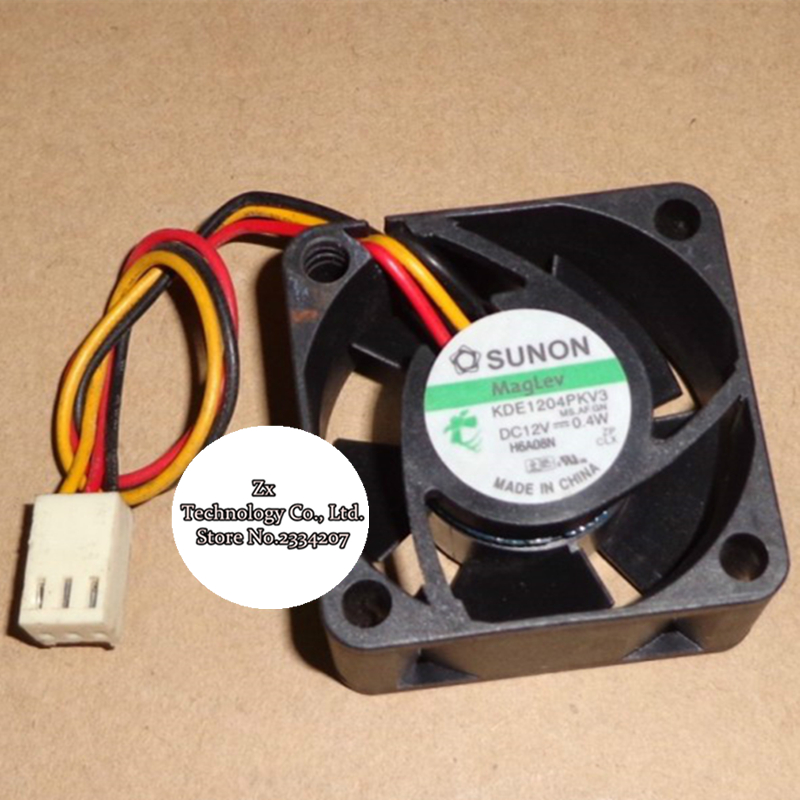 New original 4020 12V 0.4W magnetic suspension Ultra-quiet fan KDE1204PKV3 3-wire