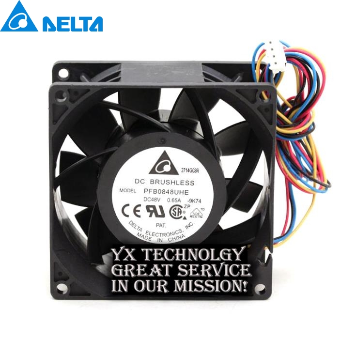 New PFB0848UHE 8CM 8038 48V 0.65A pwm wind capacity fan for DELTA 80*80*38mm