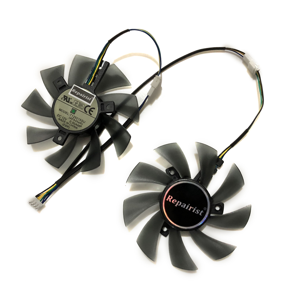 85MM Fan RX 550 RX460 GPU VGA Cooler For Radeon HIS RX550 RX 460 iCooler Graphics Card Cooling System as Replacement