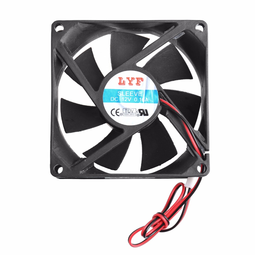 Arsylid TW-1225L 12cm 120mm LED fan blue red color LED light cooling fan for computer case