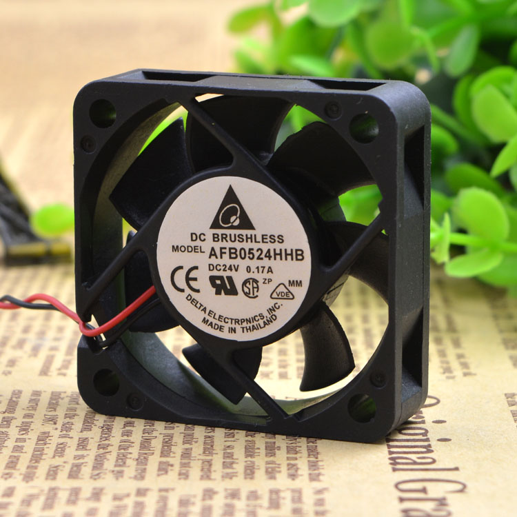 Free Delivery. AFB0524HHB 5015 24 v 0.17 A dual ball inverter fan 5 cm large air volume