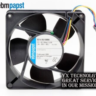 2pcs 120*120*38MM MULTIFAN 4214/12 24V 4.3W inverter cooling fan 2-wire for papst