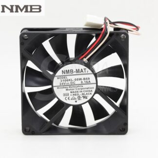 NMB 3106KL-05W-B59 8015 8CM 24V 0.16A three-wire inverter cooling fan