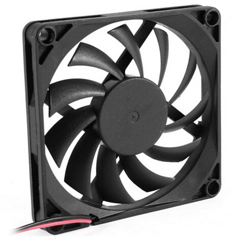 Computer Red Plastic VGA Video Card DC 12V Brushless Cooling Fan