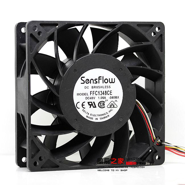 nidec 120*120*25mm TA450DC A34452-57 48V 0.12A 12CM 12025 converter fan