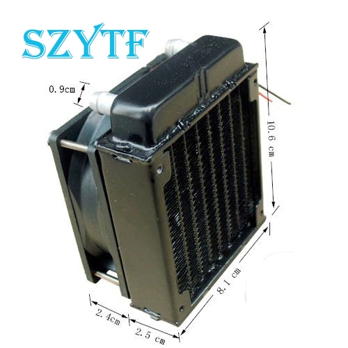 SZYTF 80mm Radiator computer CPU cooling water cooler radiator fan cooling system devices
