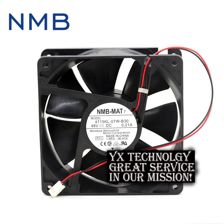 1 pcs Gdstime 48V 170mm x 50mm Metal Case Dual Ball Bearing Industrial DC Cooling Fan 172mm x 51mm Circle Cooler 2P 17cm