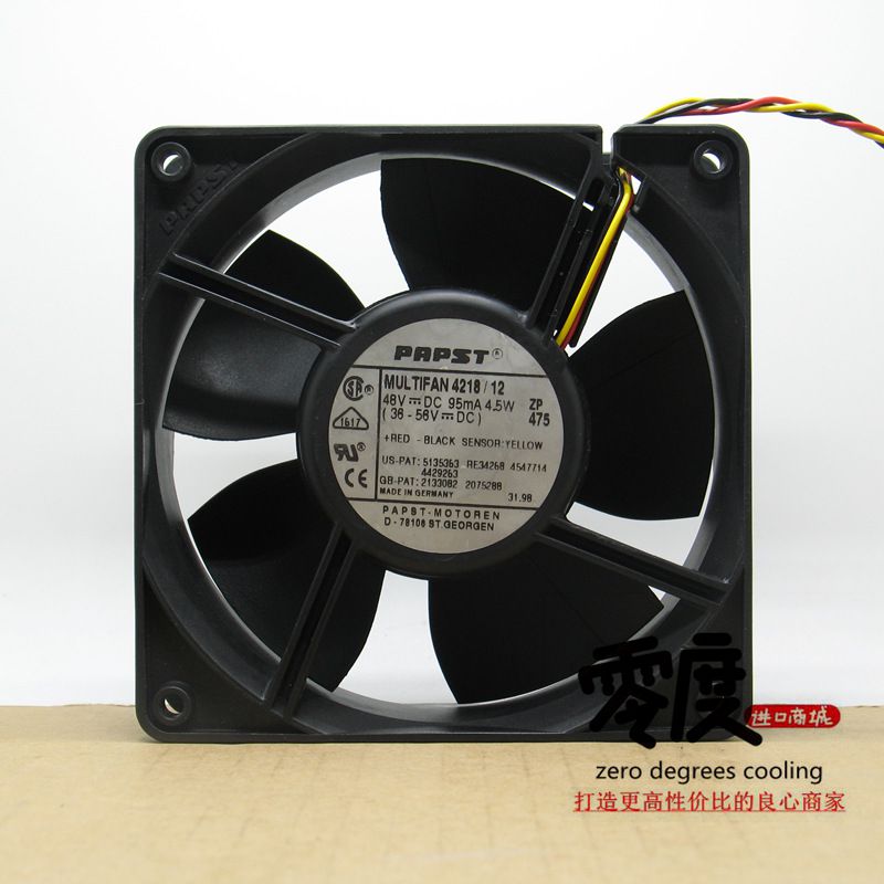 Original EBM PAPST 4218/12 48V 4.5W 120*120*38MM Inverter cooling Fan