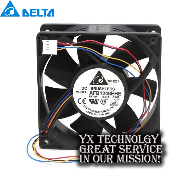 Delta New Original package AFB1248EHE 12038 48V 0.74A PWM fan speed control of wind capacity for 120*120*38mm