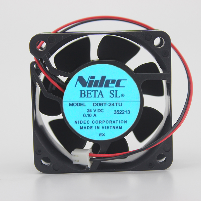 AFB0624HHB 24V 0.15A 6CM 6015 2-wire inverter ball cooling fan