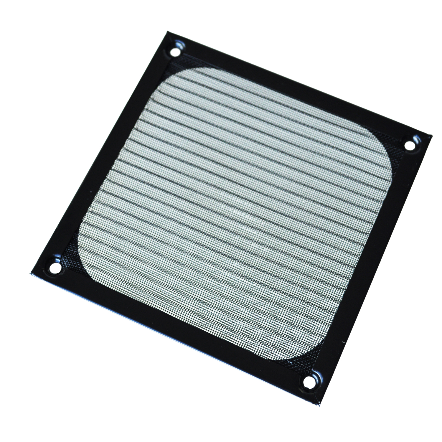 GTFS-12cm x 12cm PC Cooler Fan Aluminum Dustproof Meshy Filter Black