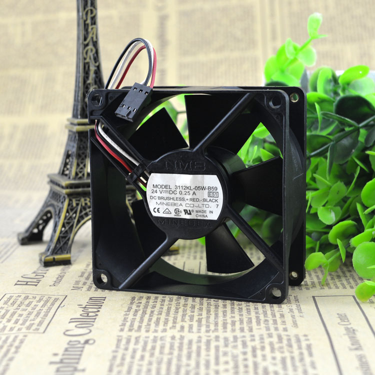 NMB 3112KL-05W-B59 24V 0.25A inverter DC cooling fan