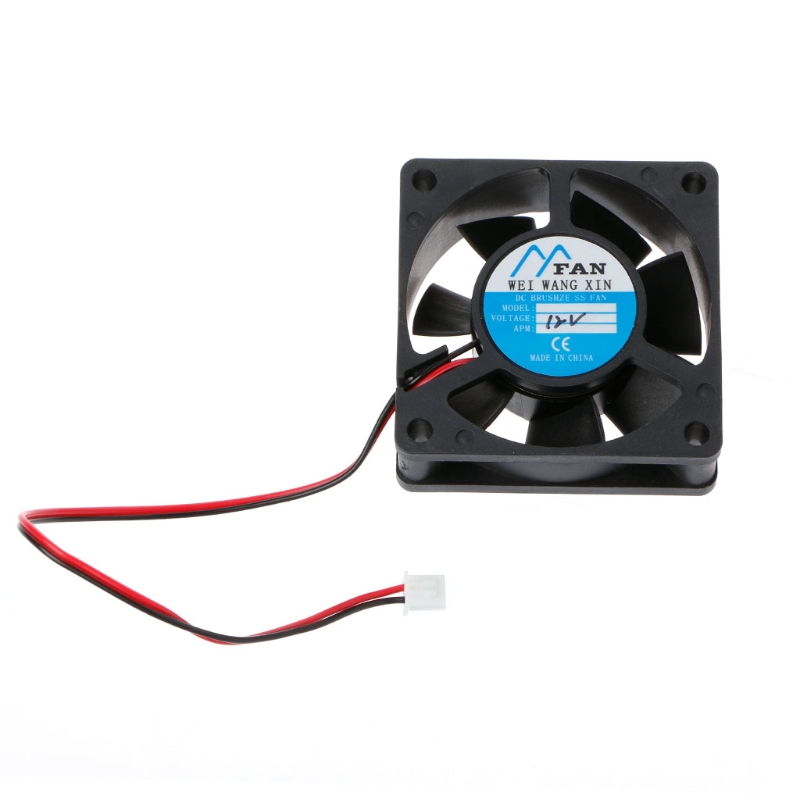 ANENG 60mm*60mm*20mm DC 12V 2 Pin Cooler Brushless Axial PC CPU Case Cooling Fan 6020