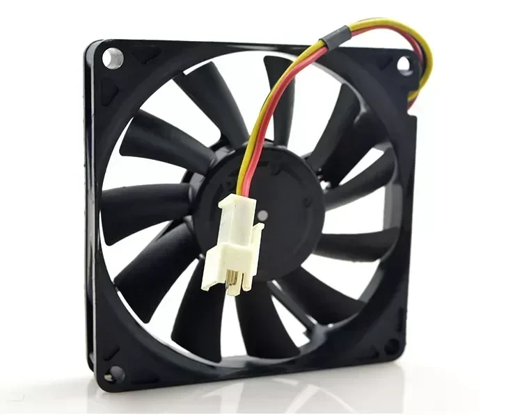 Ventilateur Refroidissement 80x80x15 Mm - DC 12V 0.09A - 3 Fils - Ultra Silencieux - Pour PC, CPU, Appareils électroniques