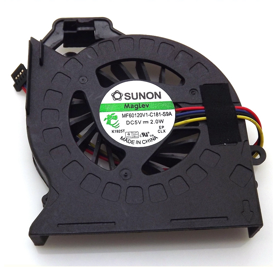 Original SUNON KDE1209PTVX 12V 4.4W 9CM 9225 4 wire round the CPU fan