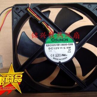 SUNON EEC0251B1-0000-G99 120*120*25mm 12cm 5.4W DC 12V 3-wire Cabinet Cooling Fan