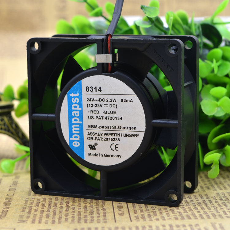 Free Delivery. 8314 h 8032 DC24V 6.0 W inverter double ball bearing fan