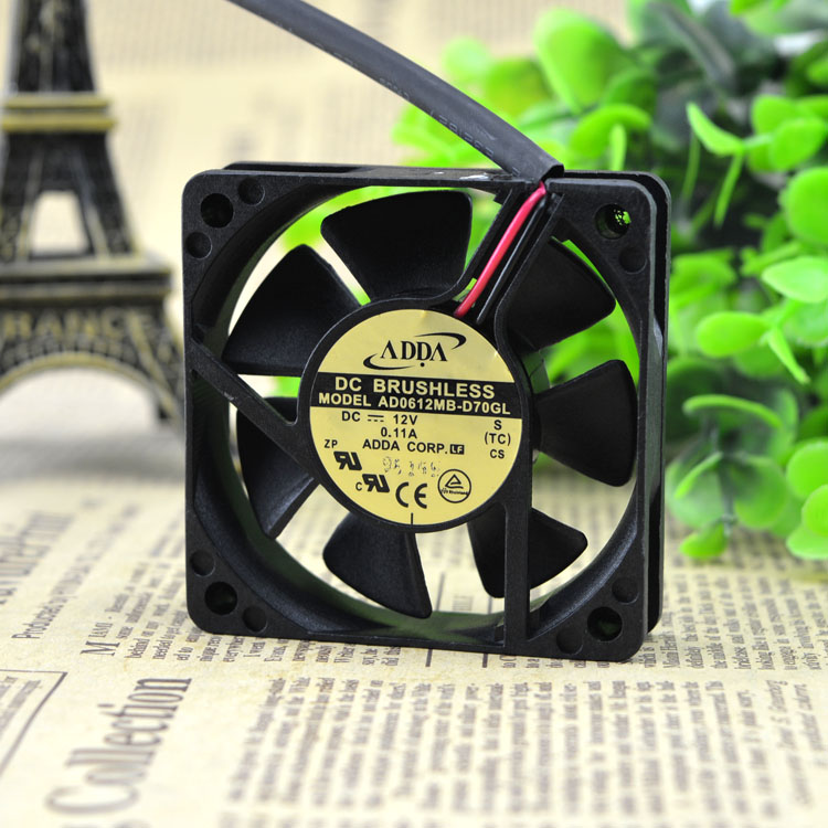 Free Delivery. 8 cm 8025 12 v 1.9 W KD1208PTS1 chassis 2 line power supply cooling fan