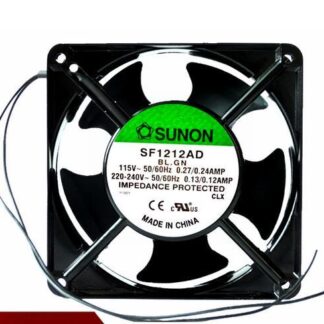 SUNON 120*120*38MM 12038 12cm AC 220V-240V 0.13A/0.12A SF1212AD AC115V 0.27A/0.24A 2-wire Cooling Fan