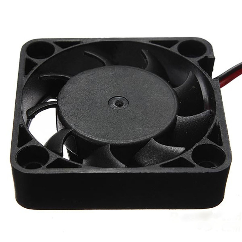 2017 12V 2 Pin 40mm Computer Cooler Small Cooling Fan PC Black F Heat sink td20 drop shipping