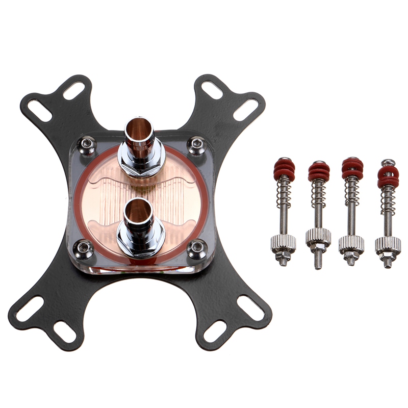 New CPU Water Cooling Block Waterblock 50mm Copper Base Cool Inner Channel High quality Computer water Cooling Cooler For CPU