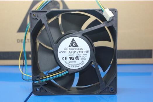 Wholesale:original AFB1212HHE 120*120*38mm 12cm DC 12V 0.70A Double Ball Bearing Four-line PWM Heat Dissipation Cooling fan