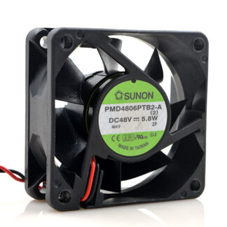 New original PMD4806PTB2-A 6025 48V 5.8W 6CM 2-wire cooling fan