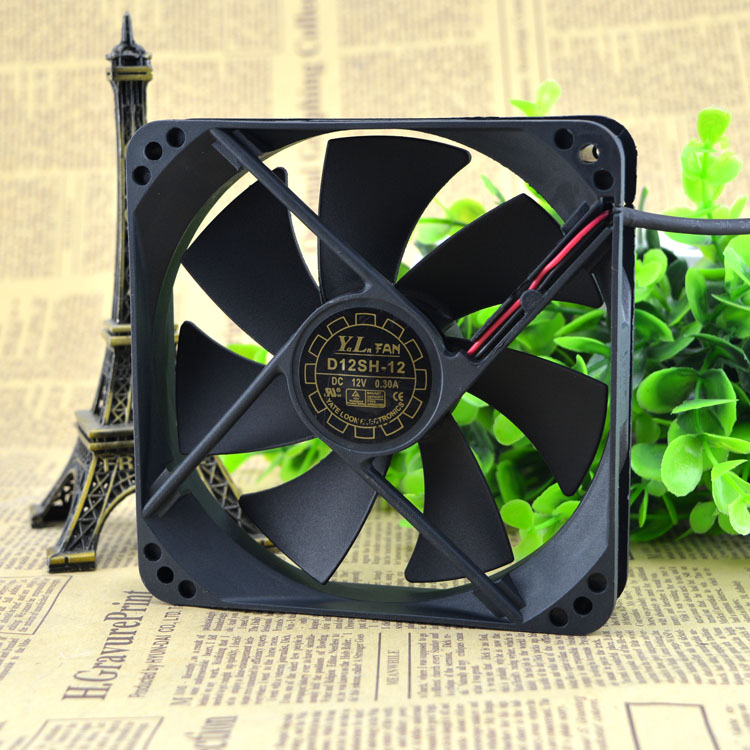 Free Delivery. 120 * 120 * 25 mm 12 cm/cm ultra-quiet power supply 12 v fan D12SM - 12
