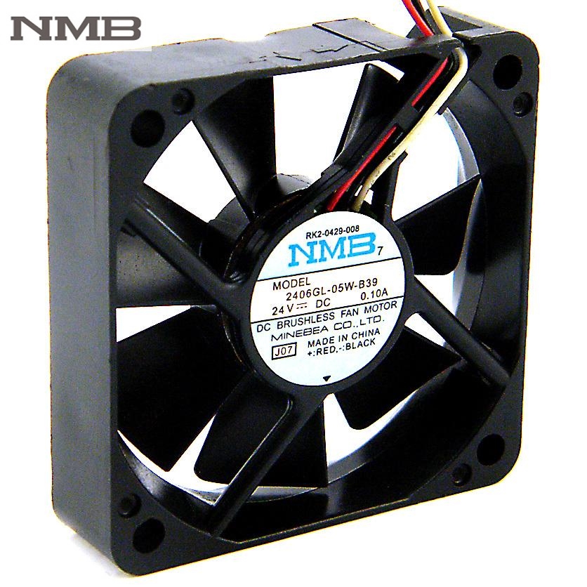 Original ADDA AD0624HB-A76GL 6025 24V 0.15A 6CM 6cm waterproof inverter cooling fan