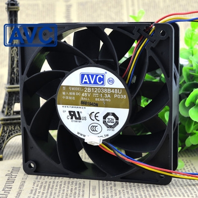 SXDOOL FD481232MB 12032 12CM 0.13A DC 48V 2500RPM 99.3CFM dual ball bearing cooling fan