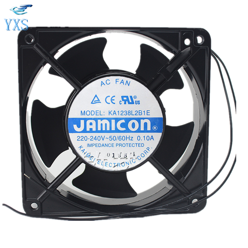 W2S130-AA03-01 Double Ball Bearing Cooling Blower Turbo Fan AC 230V 33W 172*150*55mm 2 Wires 2700RPM Cabinet cooling fan