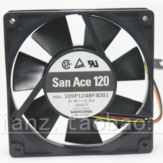 Nidec B34761-26 DC 48V 0.12A, 120x120mm Server Square fan