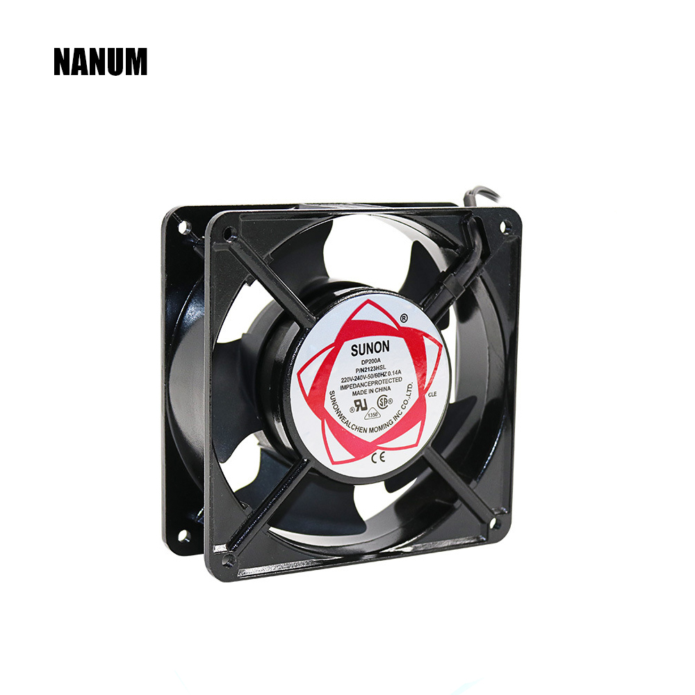 NANUM cooling fan 12038 DP200A 2123 220V 120*120*38 Axial Fans 120 * 120 * 38mm ozonizer accessories Soldering tin exhaust fan