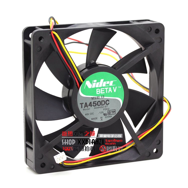 Free Delivery.A34452-57 48V 0.12A 12CM TA450DC 12025 inverter fan