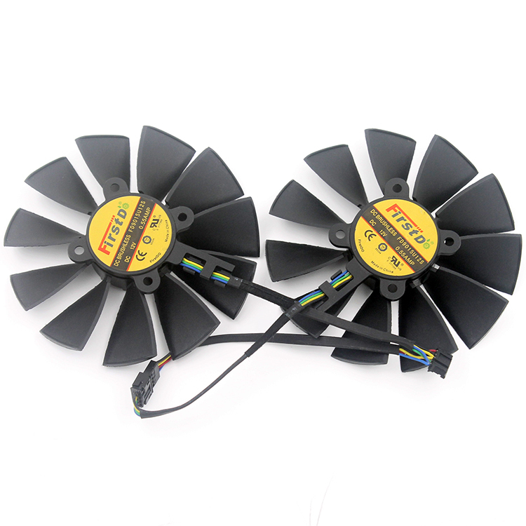 Original Strix Gtx970 980 780 Strix R9285 Fd9015u12s Graphics Card Fan Qihaobuy