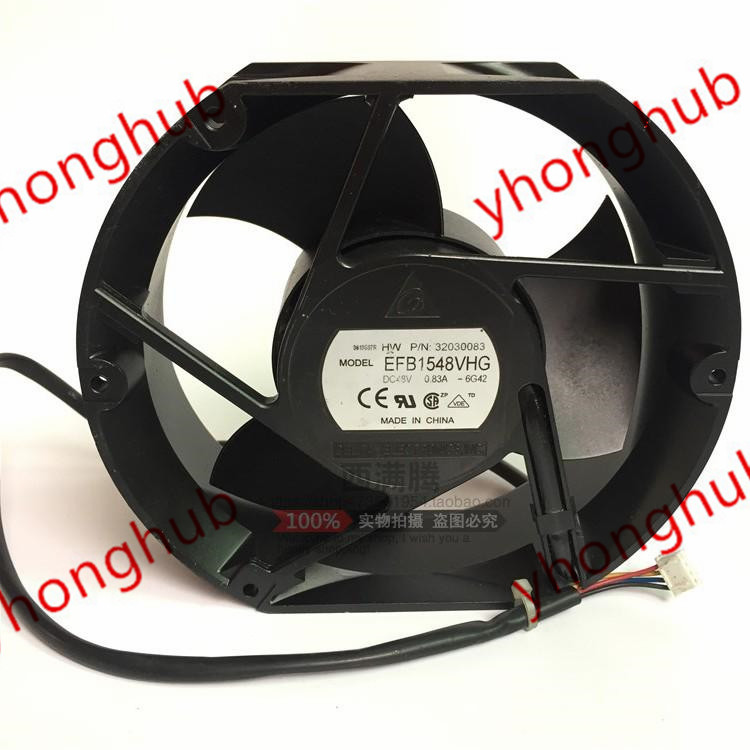 Delta Electronics EFB1548VHG Server Round Fan DC 48V 0.83A 172x172x51mm 4-wire