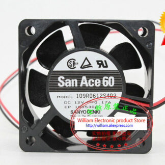 New Original SANYO 109R0612S402 DC12V 0.17A 60*60*25MM 6CM cabinet power supply silent fan