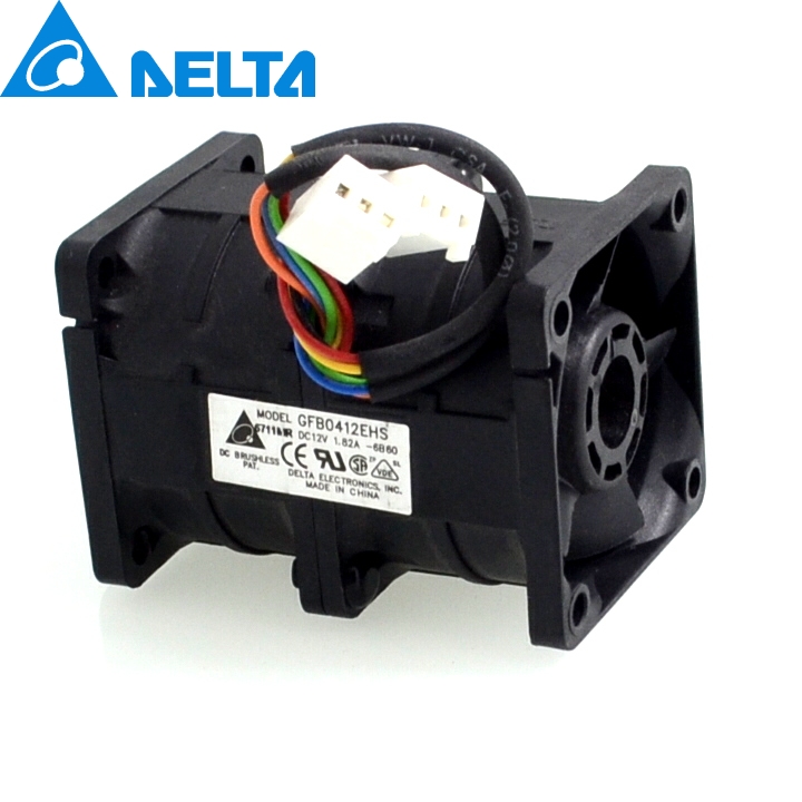 Delta New booster fan 12V 1.82A GFB0412EHS motorcycle engine super car radiator cooling violence 4056 40*40*56mm